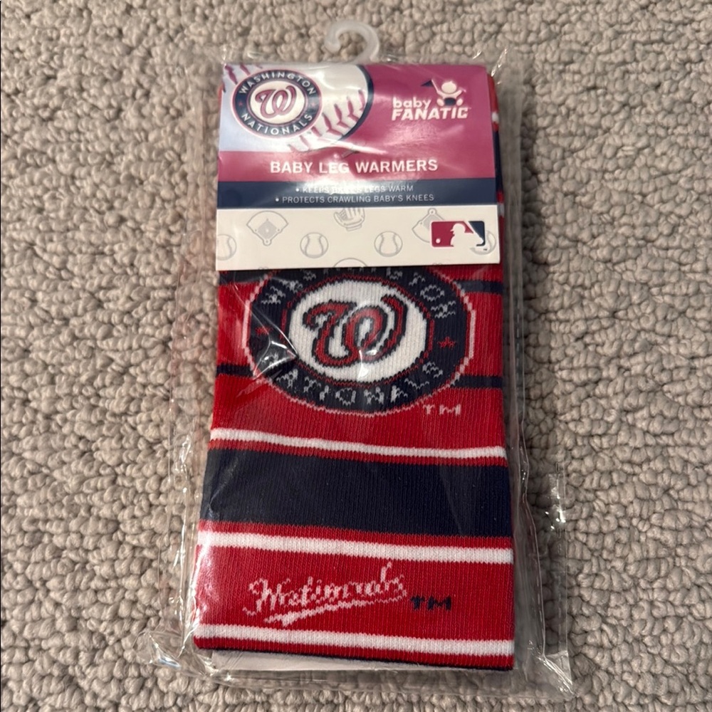 Washington Nationals baby leg warmers
